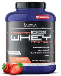 Prostar Whey Protein Powder - Keto, Strawberry Flavor