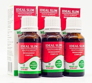 Ideal Slim Drops Weight Loss Set - 3 x 20ml