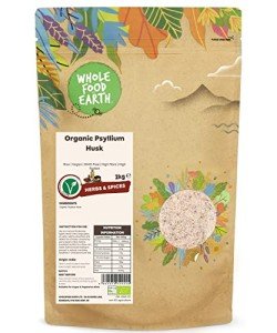 Organic Psyllium Husk 2kg - Vegan & High Fibre