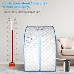COSTWAY Adjustable Home Steam Sauna for Weight Loss