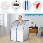COSTWAY Adjustable Home Steam Sauna for Weight Loss