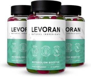 Levoran Vegan Metabolism Booster Gummies, 60 Count