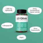 Levoran Vegan Metabolism Booster Gummies, 60 Count