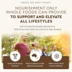 Grass Fed Beef Kidney Supplement, 3000mg, 180 Capsules