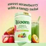 Bloom Nutrition Super Greens Powder - Strawberry Kiwi
