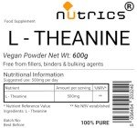 Nutrics® L-Theanine Vegan Weight Loss Powder 600g