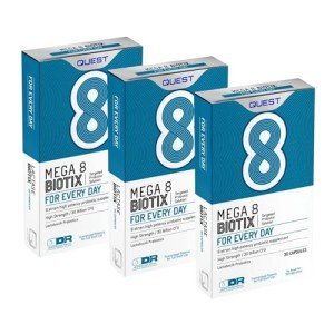 Quest Mega Biotix Probiotic Capsules for Gut Health