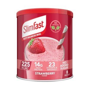 SlimFast Strawberry Meal Replacement Shake – 8 Servings