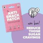 Weight Loss Appetite Suppressant Patches - Vegan, 30 Count