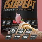 EHP Labs IsoPept Strawberry Milk Protein Powder
