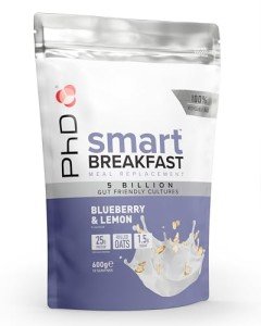 High Protein Smart Breakfast Shake - Blueberry Lemon