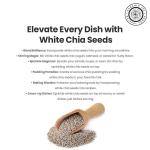 Pride of India Whole White Chia Seeds Pack