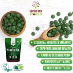 Organic Spirulina Tablets - Vegan Superfood & Nutrients