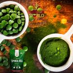 Organic Spirulina Tablets - Vegan Superfood & Nutrients