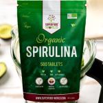 Organic Spirulina Tablets - Vegan Superfood & Nutrients