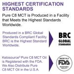 Pure C8 MCT Oil for Keto Boost and Energy