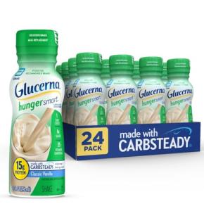 Glucerna Hunger Smart Shake, Vanilla, 24-Pack