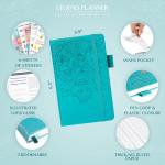 Weight Loss Planner & Food Journal - Turquoise