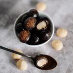 Chocolate Dipped Macadamia Nuts - Zero Sugar Snack