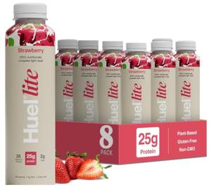 Huel Lite Strawberry Protein Shake – 8 Bottles