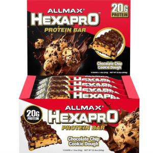 Allmax Hexapro Protein Bar, Chocolate Chip Cookie Dough