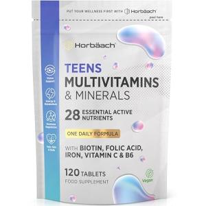 Teen Multivitamin Tablets with 24 Essential Nutrients
