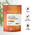 Carlyle 5000mg High Strength Ceylon Cinnamon Tablets