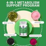 Natural Metabolism Booster & Appetite Suppressant – 60 Capsules