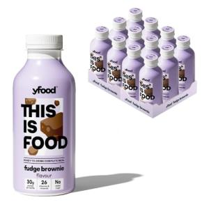 yfood Fudge Brownie Meal Replacement Drink, 30g Protein