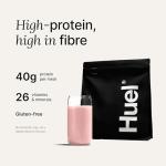 Huel Black High Protein Meal Replacement, Strawberry Cream