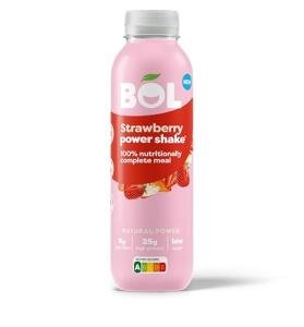 BOL Strawberry Power Shake - High Protein Meal