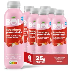 BOL Strawberry Protein Shake - Low-Cal Meal Replacement