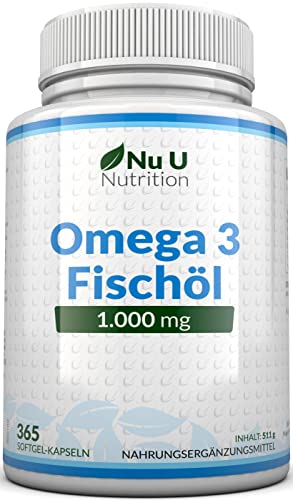 365 Omega 3 Fish Oil Softgels - UK Made