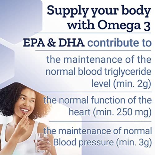 Highly dosed Omega-3 supplement, 240 soft capsules