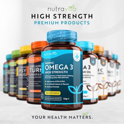 Nutravita Omega 3 Fish Oil 2000mg - Pure & Potent
