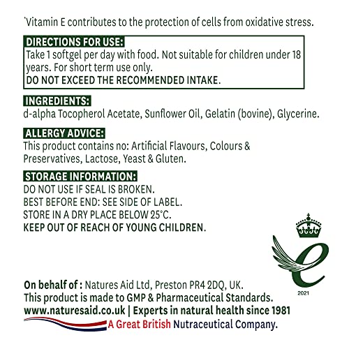 High Strength Natural Source Vitamin E, 30 Softgels