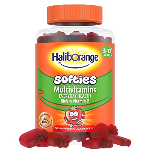 Haliborange Strawberry Fruit Softies Multivitamins, 60 Gummy