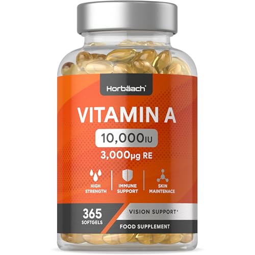 365 Count High Strength Vitamin A Capsules