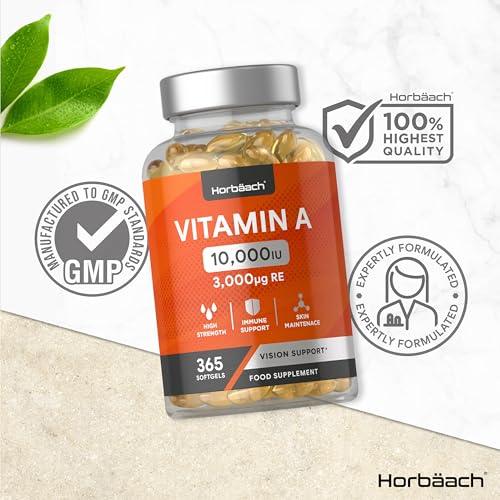365 Count High Strength Vitamin A Capsules