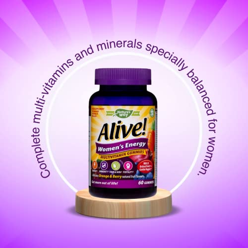 Alive! Women's Energy Multivitamins - 60 Gummies