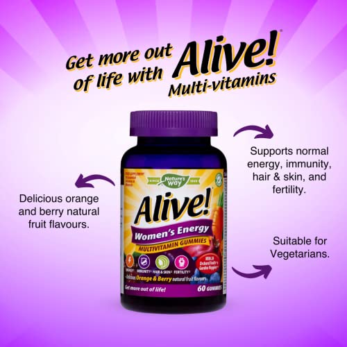Alive! Women's Energy Multivitamins - 60 Gummies