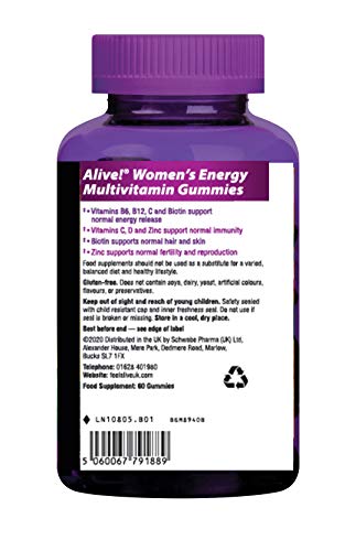 Alive! Women's Energy Multivitamins - 60 Gummies