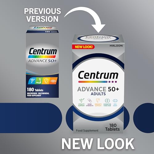 Centrum Advance 50+ Multivitamin Minerals 180 ct Tablets