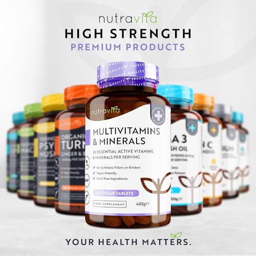 365 Vegan Multivitamin Tablets for Weight Loss - Nutravita