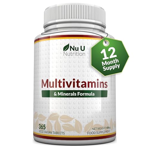 365 Multivitamin Tablets for Men and Women, Made in UK