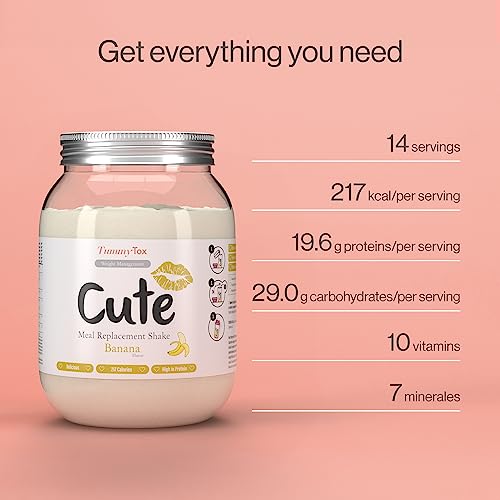 Banana Protein Shake - High Protein - Vitamins - 500g