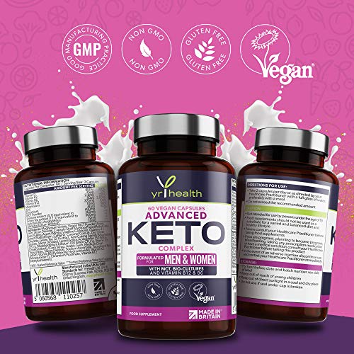 Max Strength Keto Diet Pills for Weight Loss - 60 Vegan Capsules