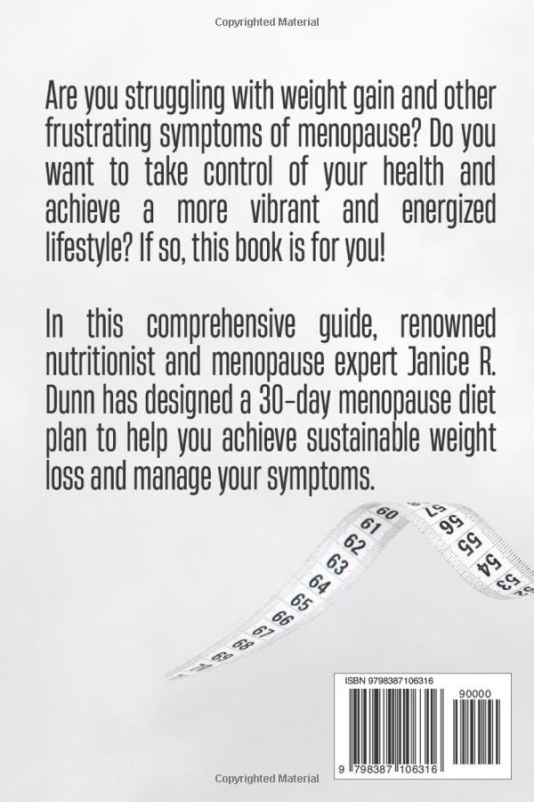 30-Day Menopause Diet: Transform Your Body and Mind