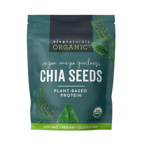 Organic Chia Seeds - Plant-Based Omegas and Vegan Protein