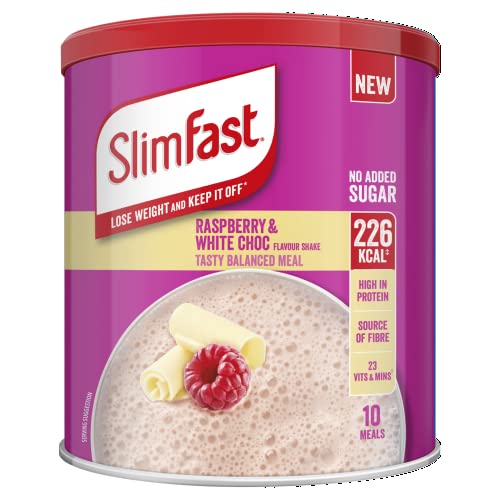 Raspberry & White Chocolate Slimfast Powder